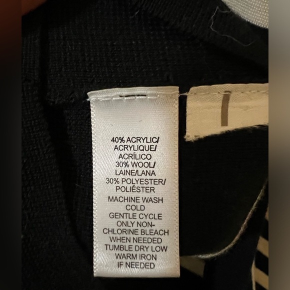 Ann Taylor LOFT Womans Black White Striped Sweater Classic  Knit Dress XSP - Picture 6 of 6